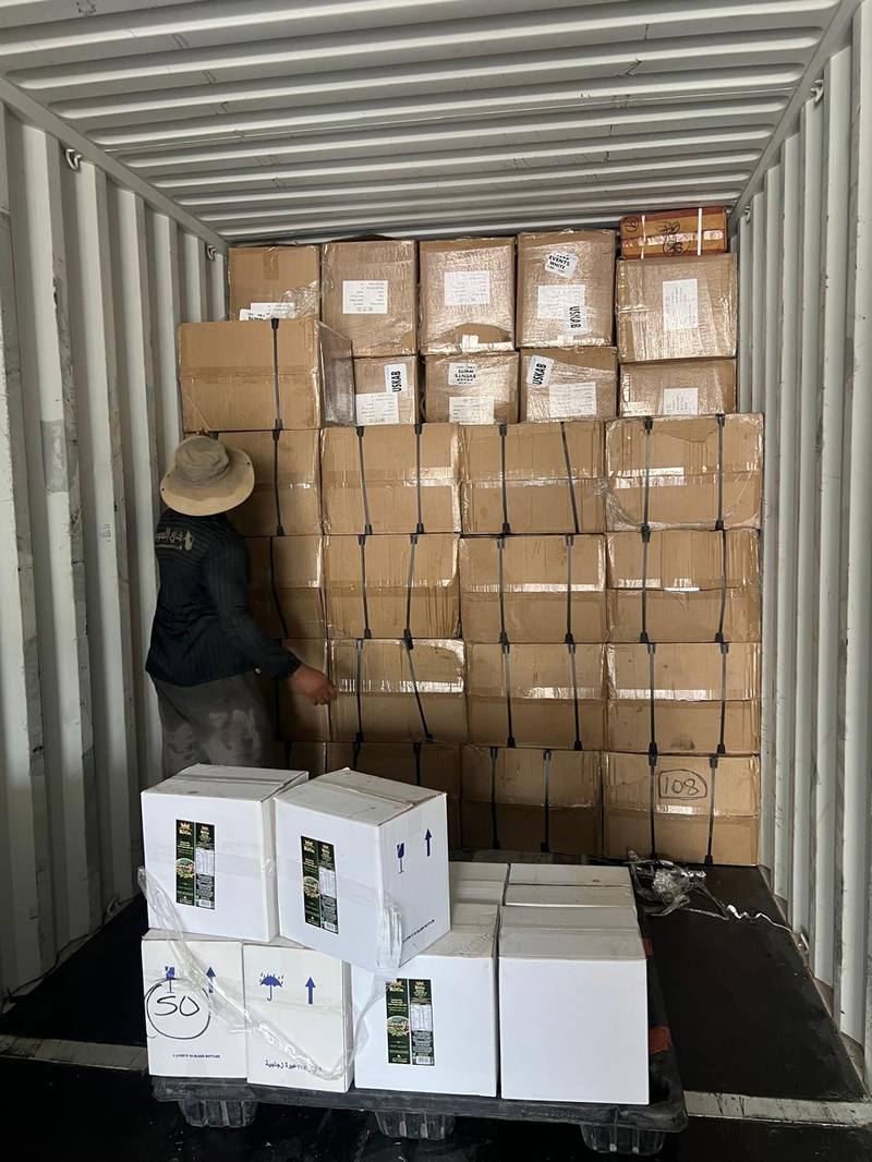 Our team securing every container